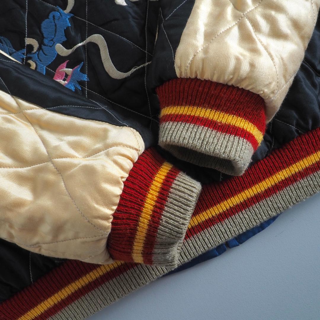 テーラー東洋　スカジャン　スーベニアジャケット　リバーシブル　虎　鷹　美品