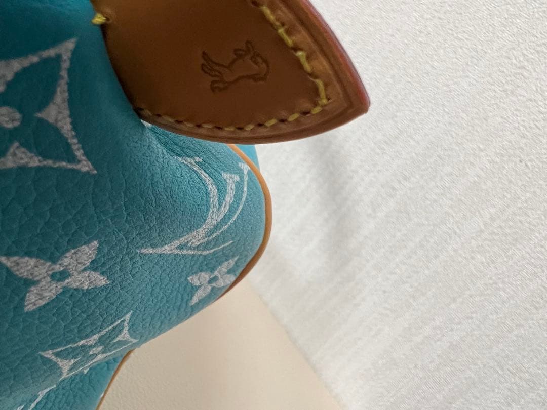 ルイヴィトン LV スピーディ P9 バンドリエール 25 ターコイズ 正規品