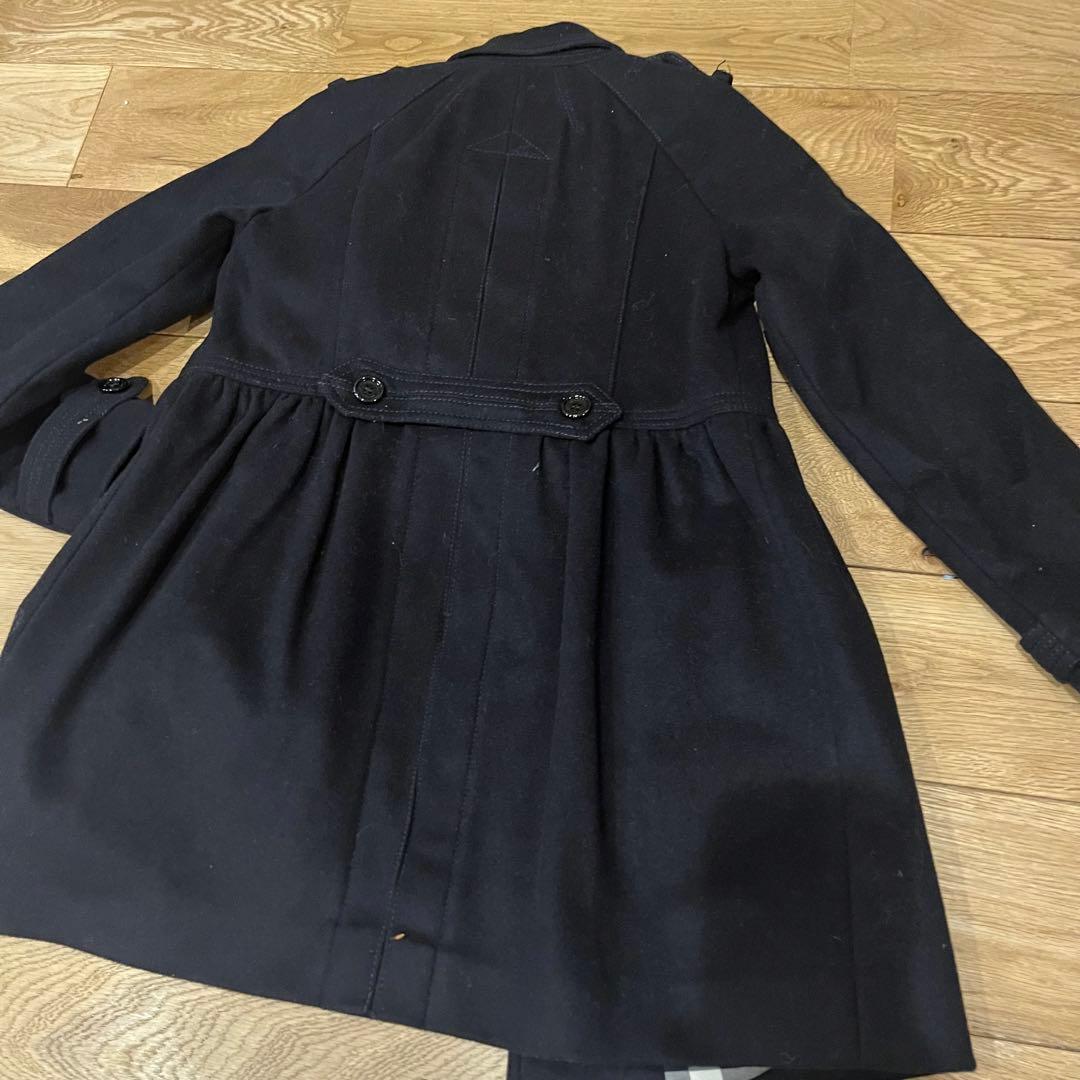 値下げ！バーバリー チルドレン　美品8y 128㎝　ウールトレンチコート　キッズ