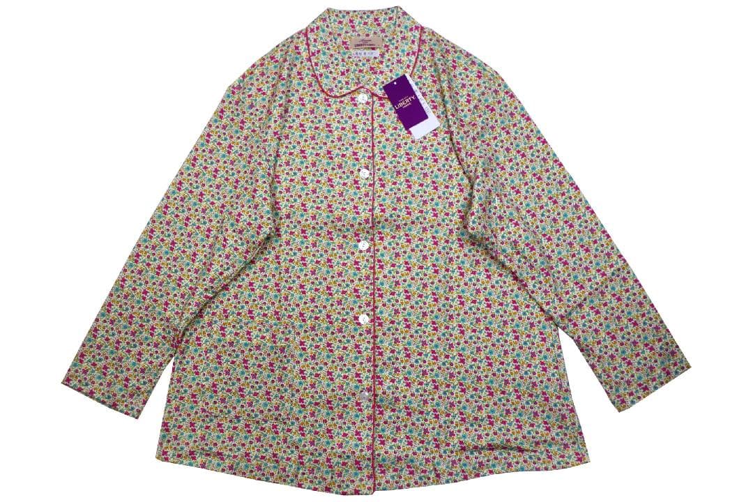 【新品】リバティ LIBERTY fabric　秋冬物総柄パジャマ（L)　日本製