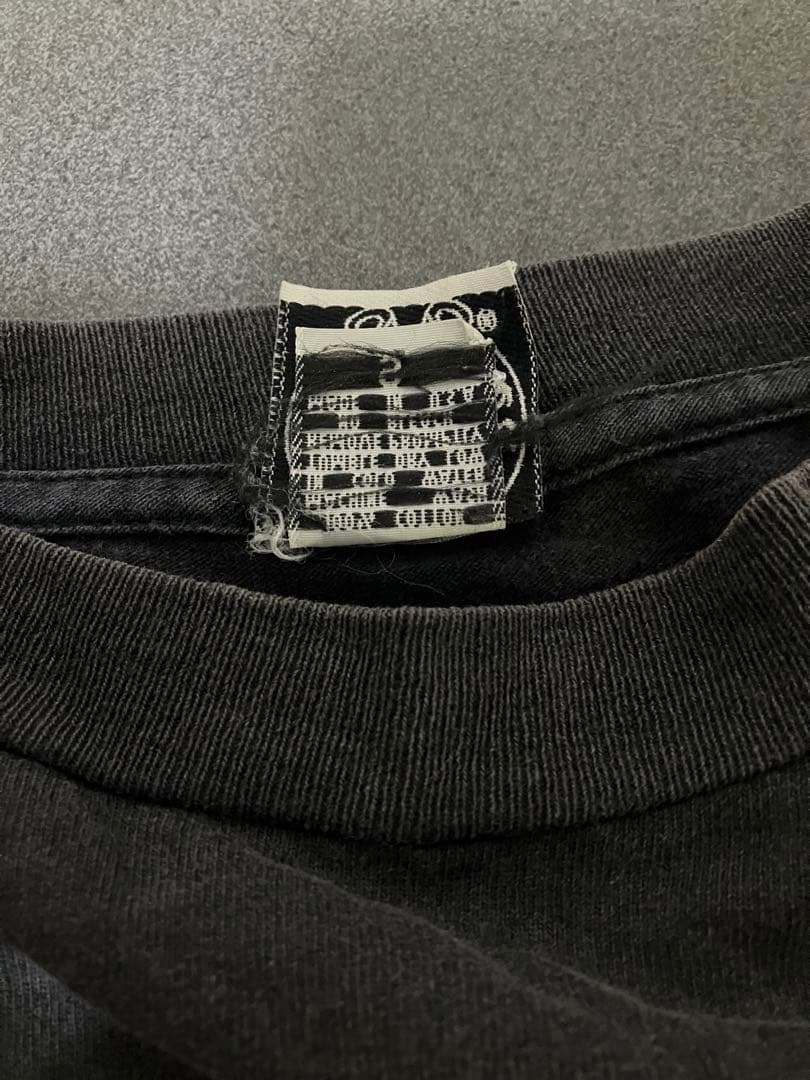 ヴィンテージ　クロムハーツ　ロンT ブラック　クロス&ホースシュー サイズM相当