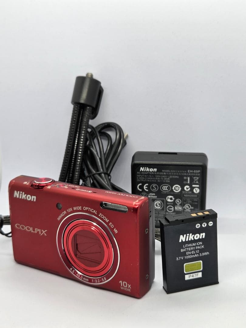 【スマホ転送OK】ニコン Nikon COOLPIX S6200 レッド