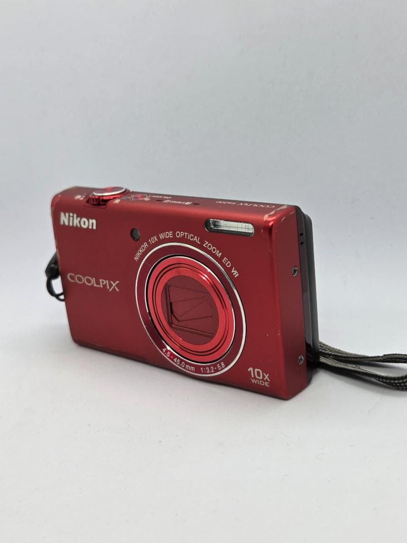 【スマホ転送OK】ニコン Nikon COOLPIX S6200 レッド