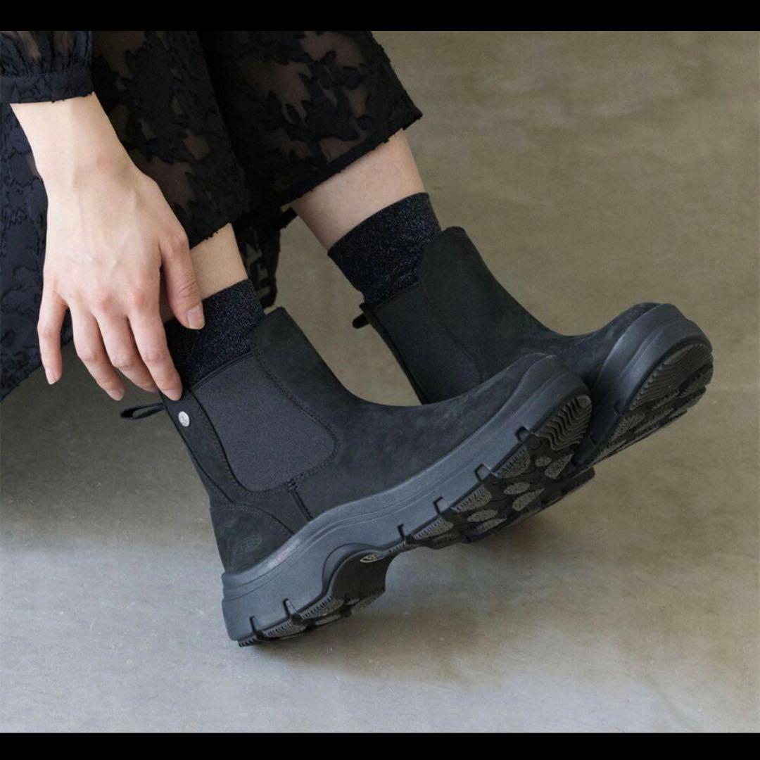【美品】KEEN キーン 防水 チェルシーブーツ サイドゴア アウトドア 通勤
