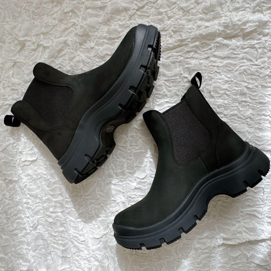 【美品】KEEN キーン 防水 チェルシーブーツ サイドゴア アウトドア 通勤