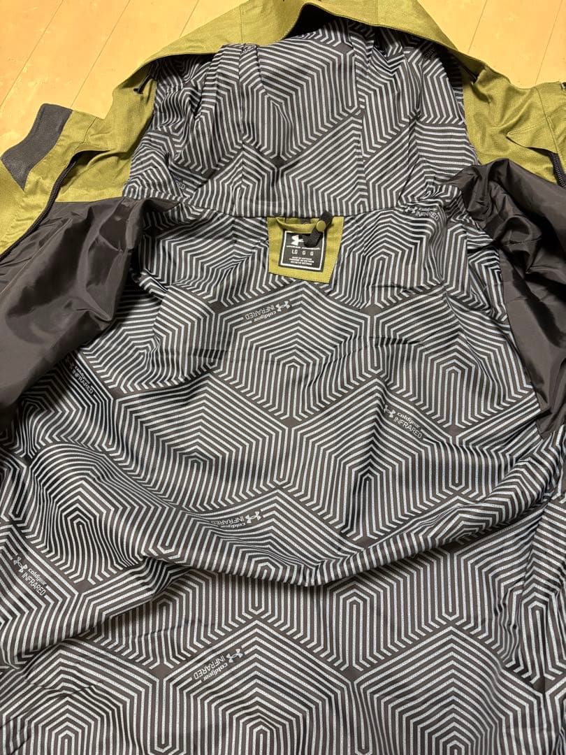 【美中古】アンダーアーマー　スノボウェア上下セット　インナージャケット付