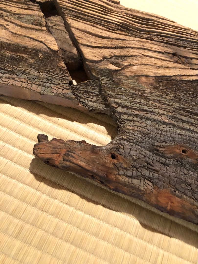 明治～昭和時代　水車板　敷板　花台　アンティーク　骨董品