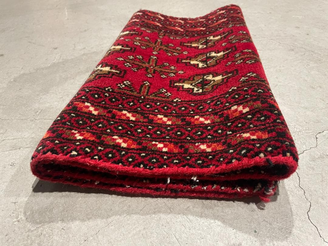 ⚫︎Vintage rug⚫︎114cm×47cm　トルクメン絨毯　アフガン