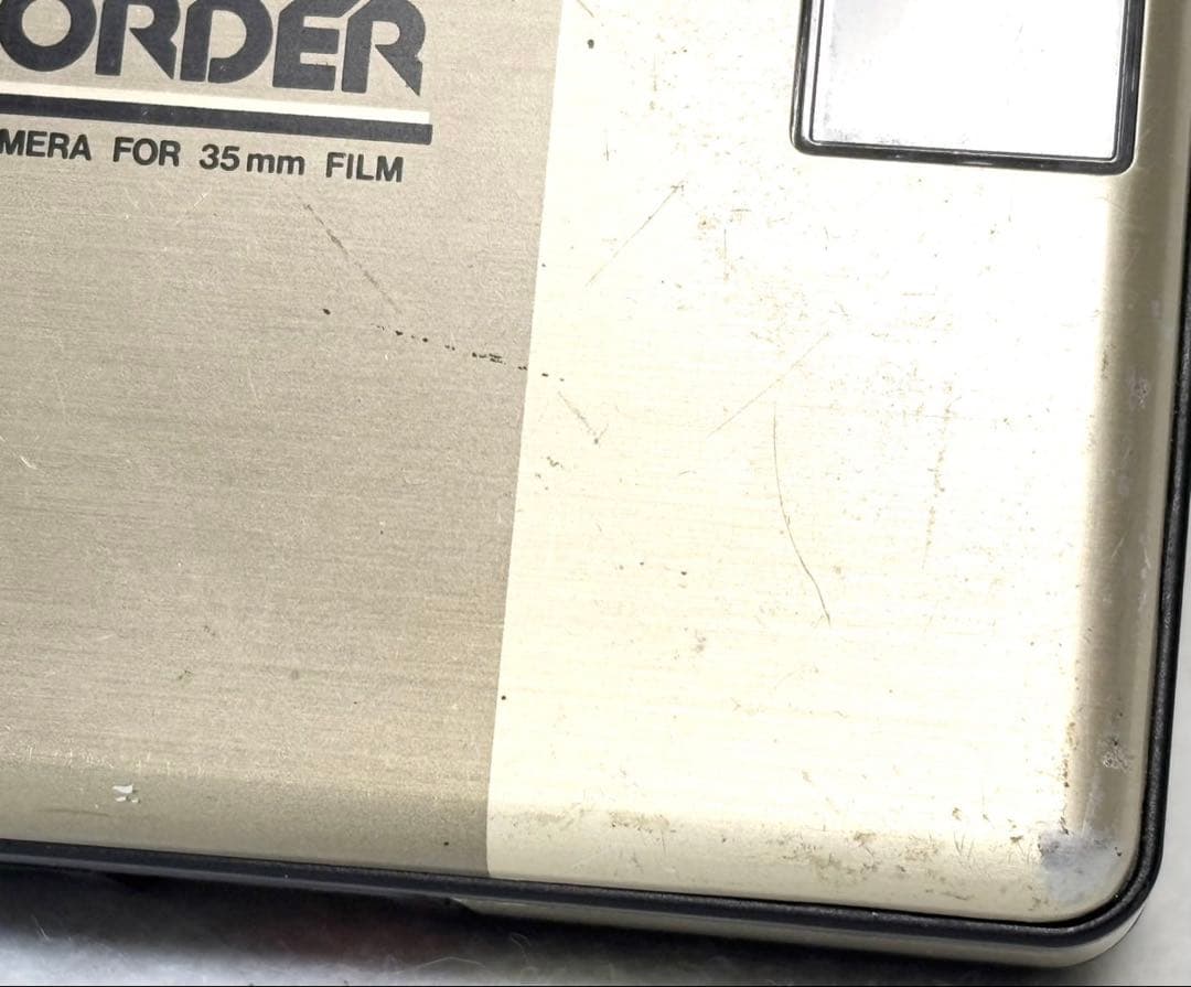 【動作品 希少】Konica RECORDER AUTO FOCUS ゴールド