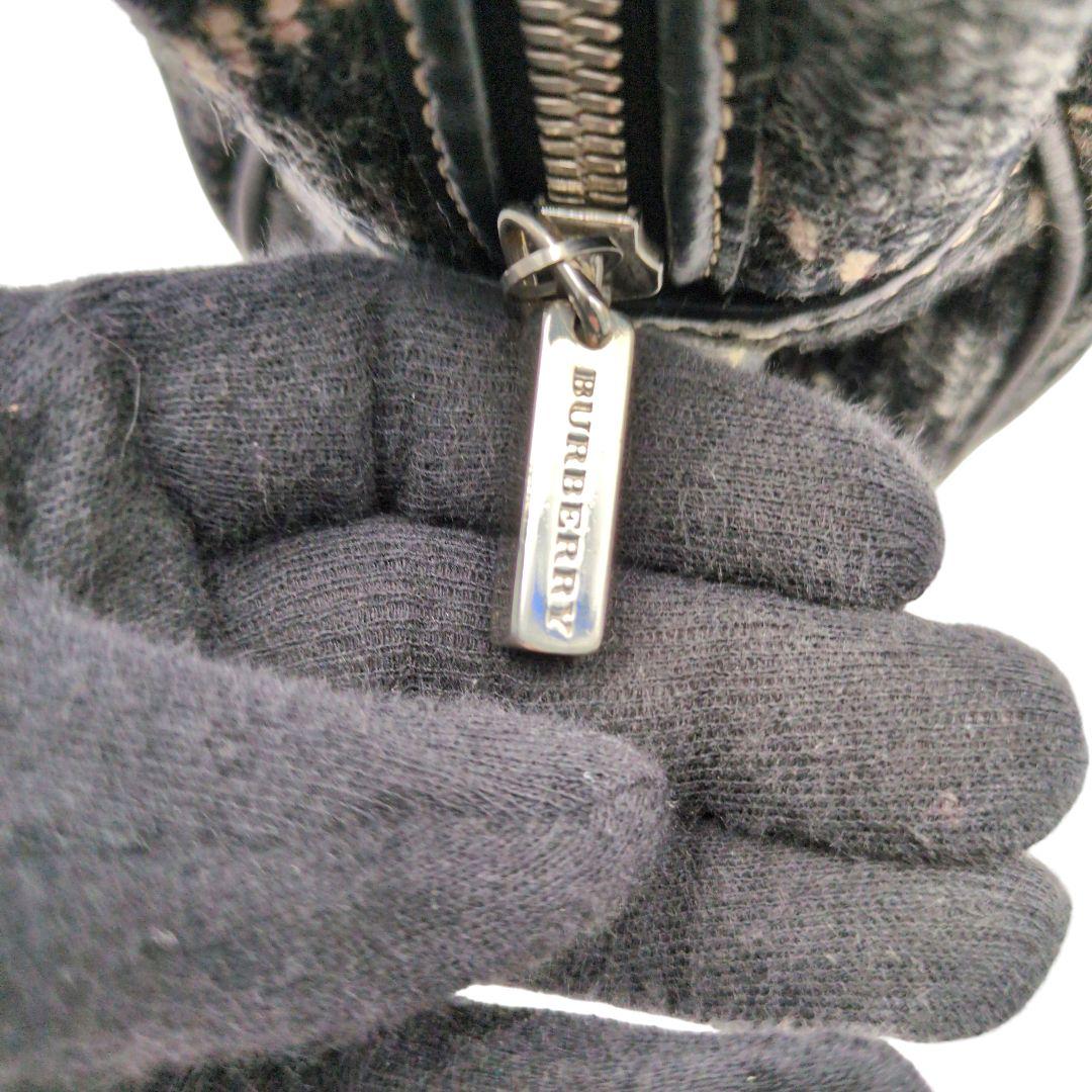BURBERRY　ミニボストンバッグ　トートバッグ　チェック　1177