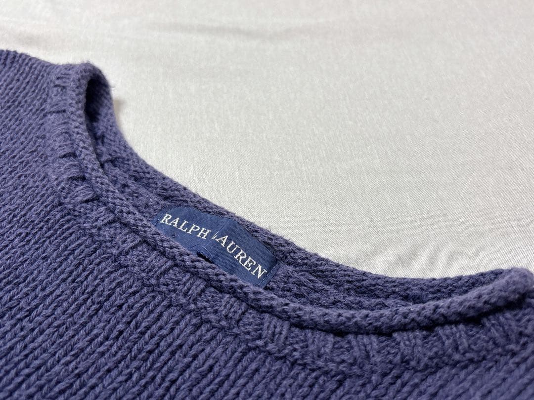 RALPH LAUREN ラルフローレン 星条旗 綿 ニット ナイガイ セーター
