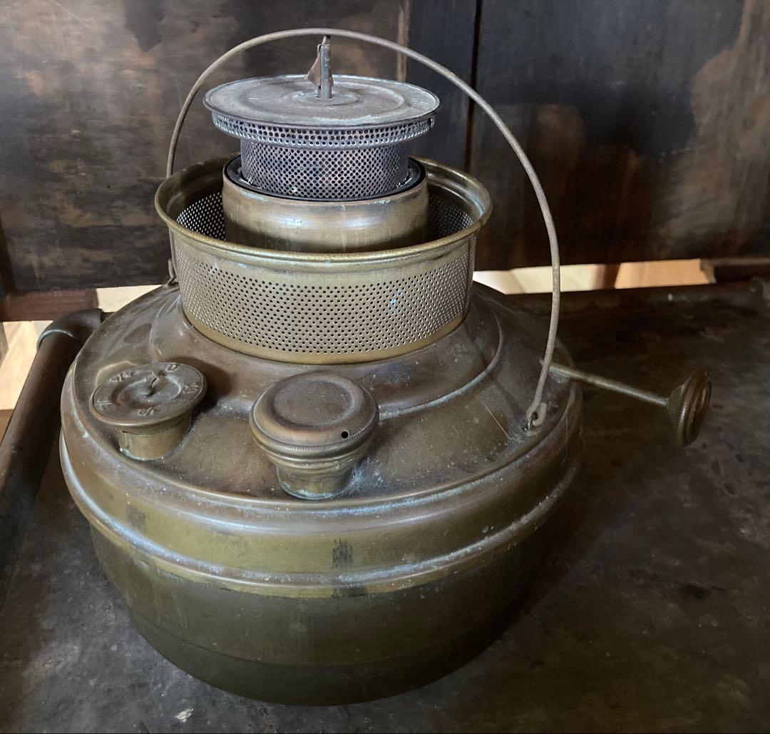 ハラーオリジナルOriginal Hallerヴィンテージ石油ストーブ真鍮タンク