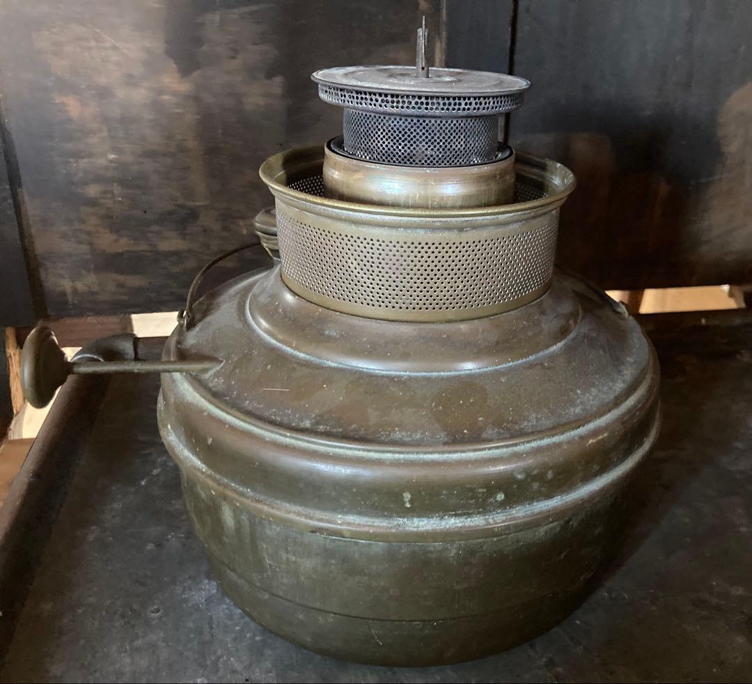 ハラーオリジナルOriginal Hallerヴィンテージ石油ストーブ真鍮タンク