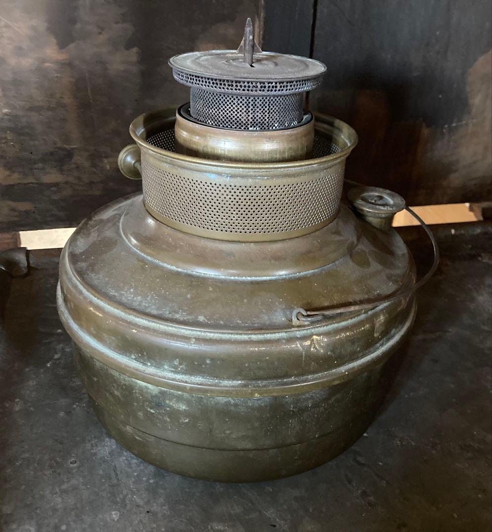 ハラーオリジナルOriginal Hallerヴィンテージ石油ストーブ真鍮タンク