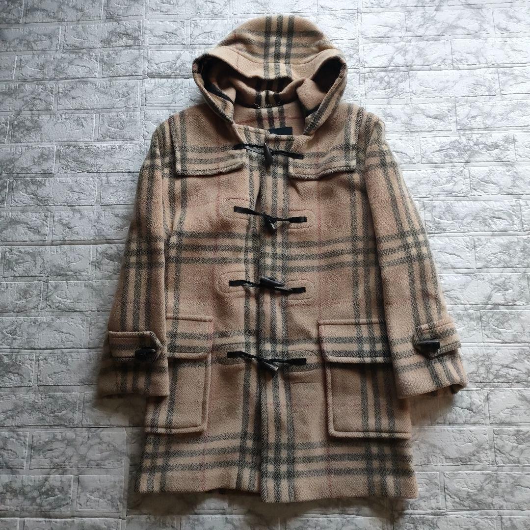 バーバリーロンドン　MINI DUFFLE 99　ダッフルコート　ノバチェック