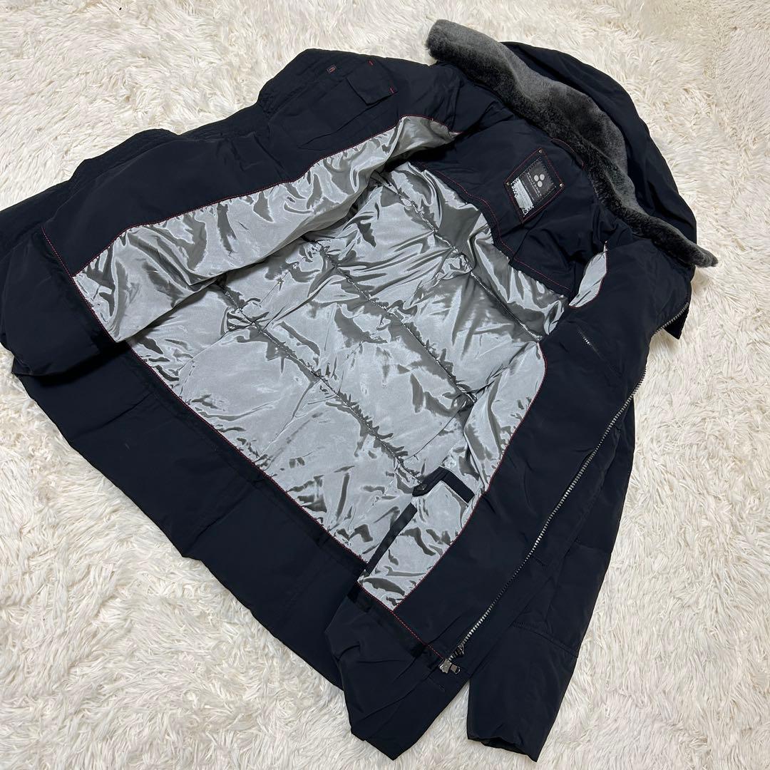 ピューテリー　PEUTEREY ブルゾン　ジャンパー　中綿　フード　ブラック　S