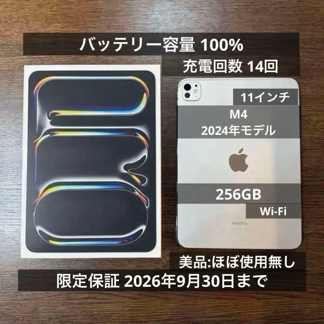 iPad Pro 11インチ M4 256GB Wi-Fi シルバー