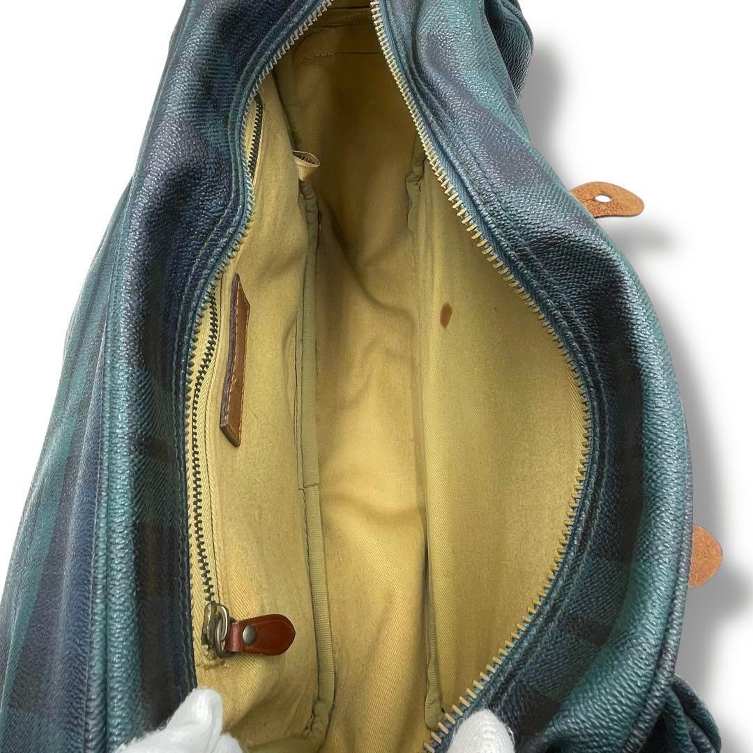 極美品 ラルフローレン ショルダーバッグ メッセンジャーバッグ PVC チェック