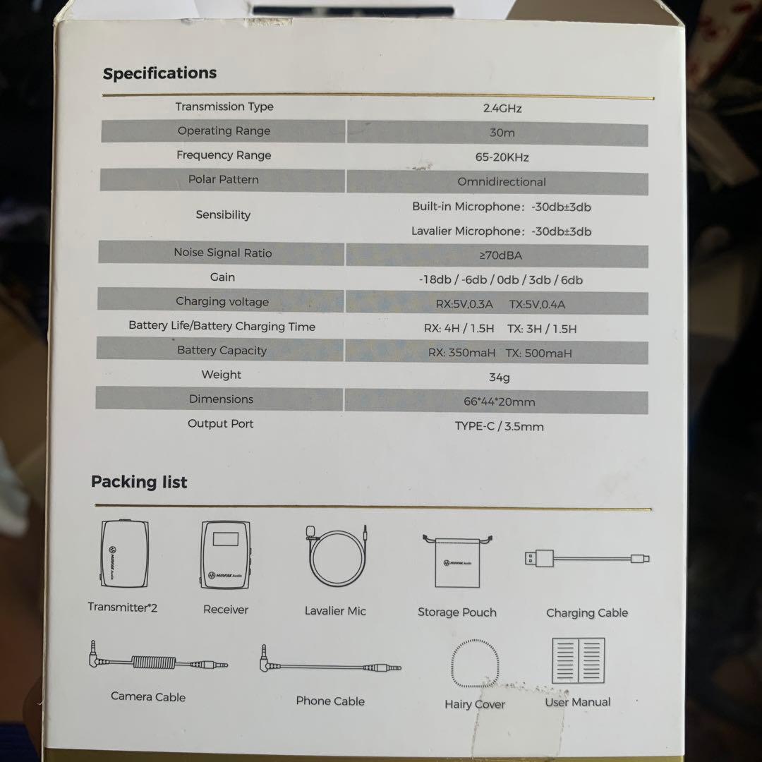 その他 MIRFAK audio WE10pro