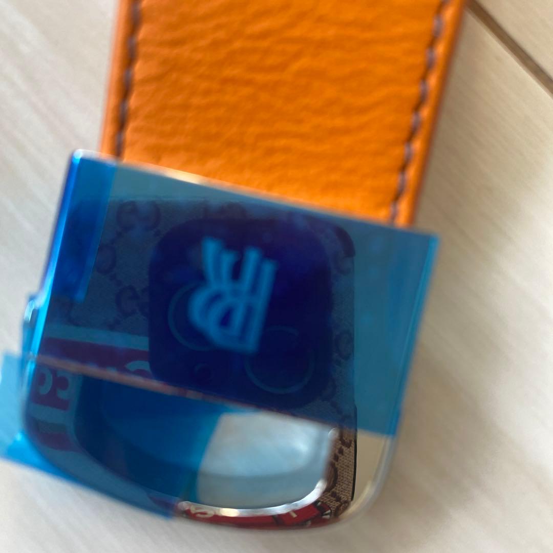 ROLLS ROYCE オレンジ レザー キーリング