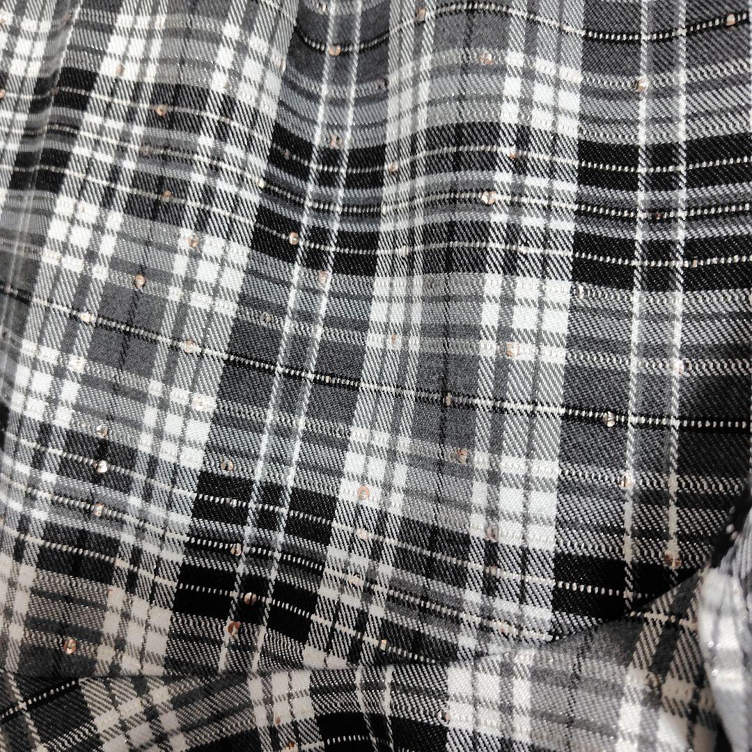 rienda　リエンダ　チェックフリルスリットスコートショートパンツ　Mサイズ