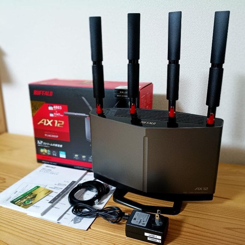 BUFFALO WXR-6000AX12S 無線LANルーター Wi-Fi6