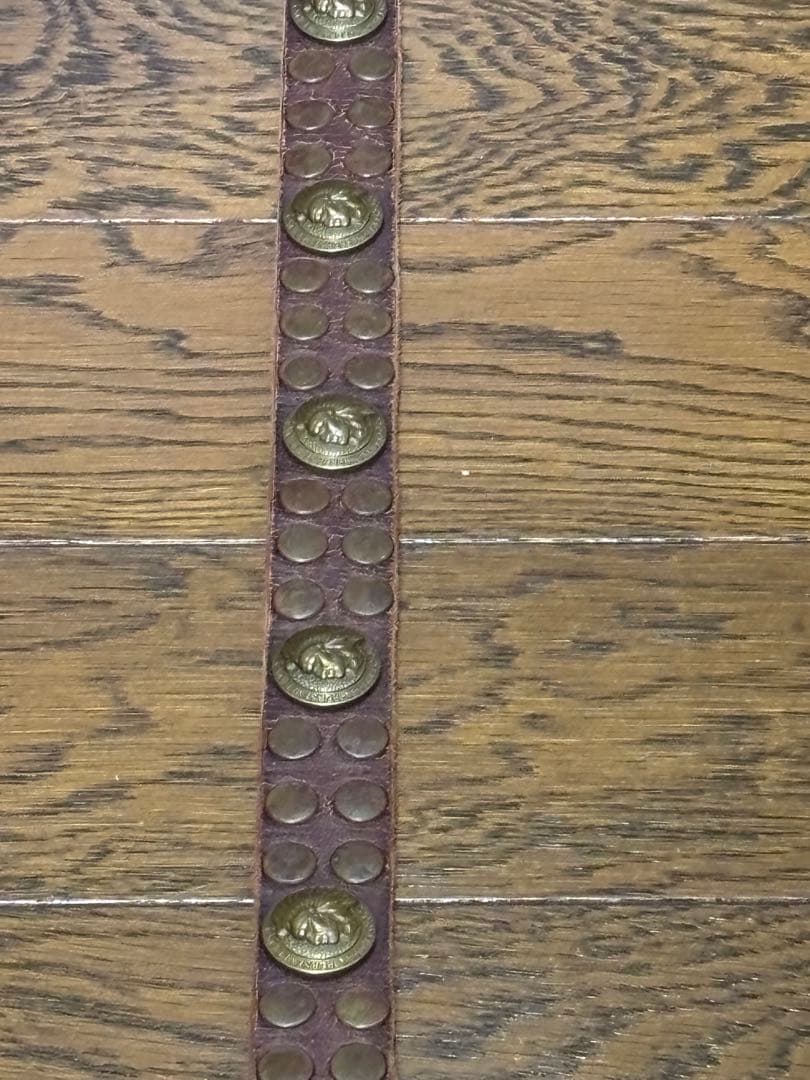 【新品、未使用】RRL/ダブルアールエル /&スタッズ ナローベルト