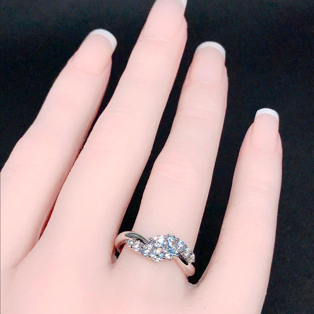 0.70ct SEIKO ダイヤモンドリング PT900 セイコージュエリー