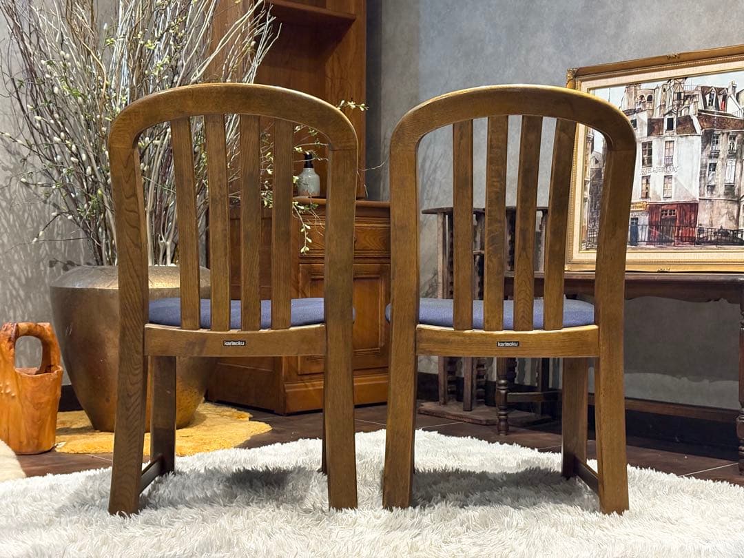 karimoku カリモク　ダイニングチェア　シェルチェア　リメイク　IG