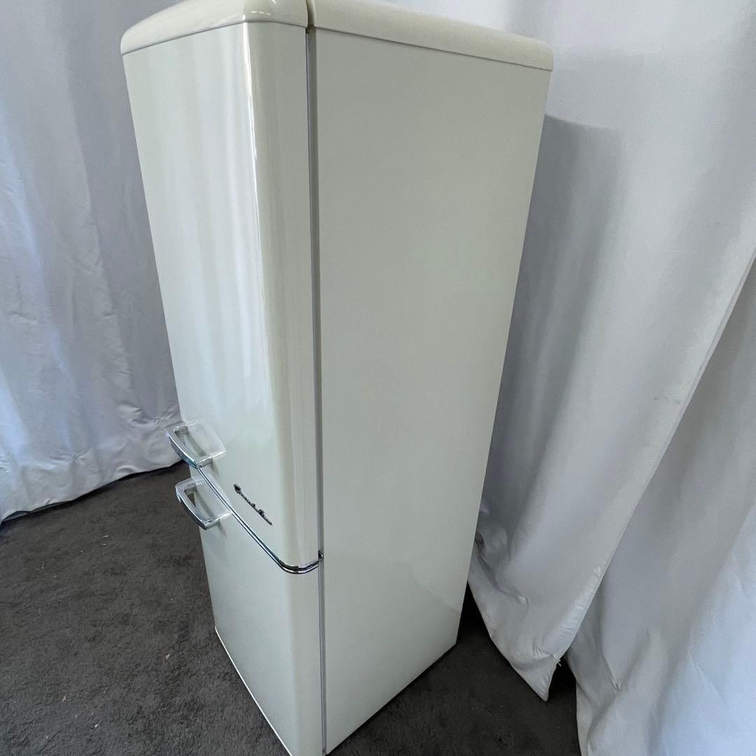458❤️　冷蔵庫　200㍑　レトロ　20年　おしゃれ　おすすめ　中古　設置無料