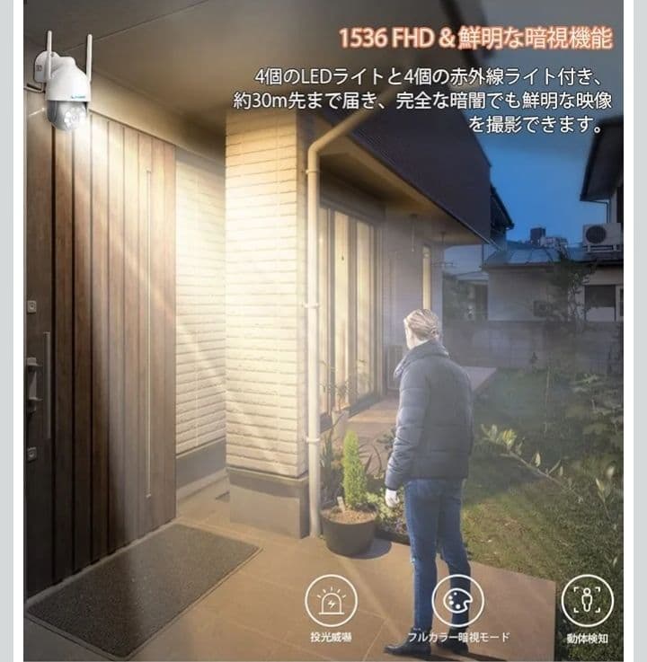 最安値★防犯カメラ ワイヤレス モニター付き 2台セット ★新品未使用