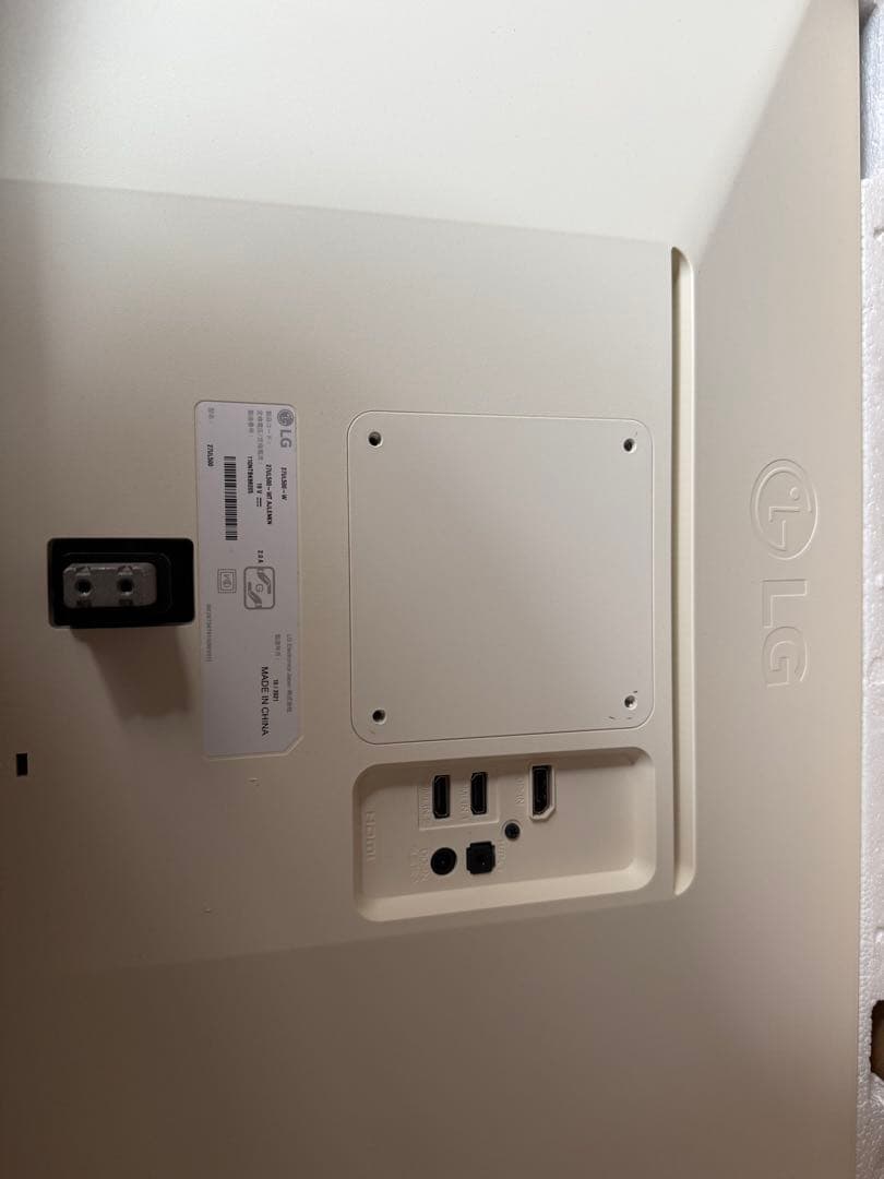 LG モニター 27UL500-W 27インチ/ 4K / HDR