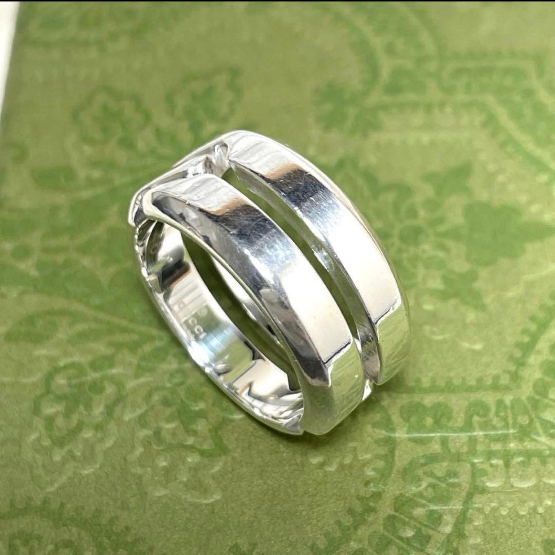 GUCCIグッチ インフィニティノットリング　ワイド15号　メンズ/レディース