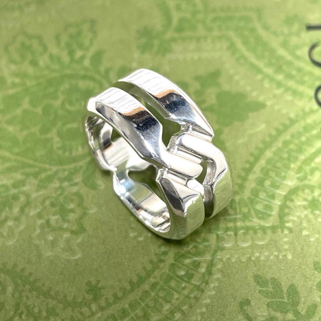 GUCCIグッチ インフィニティノットリング　ワイド15号　メンズ/レディース