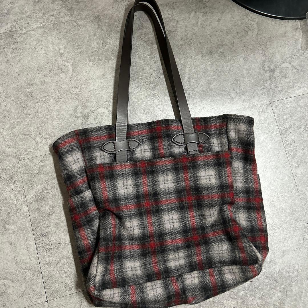 FILSON マッキーノ ウール チェック柄 トートバッグ USA製