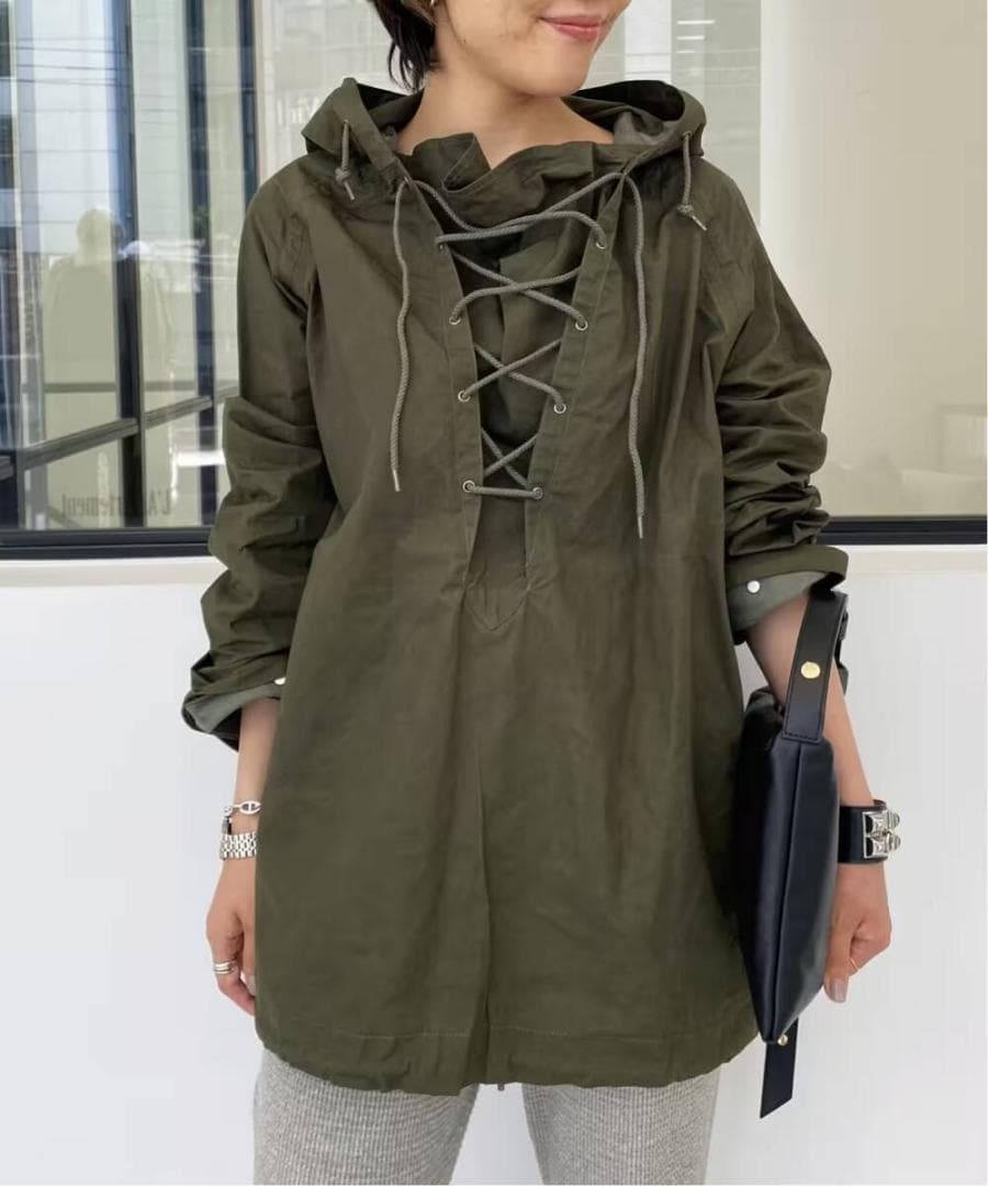 アパルトモン購入 マディソンブルー 20AW ワックスクロスジャケット