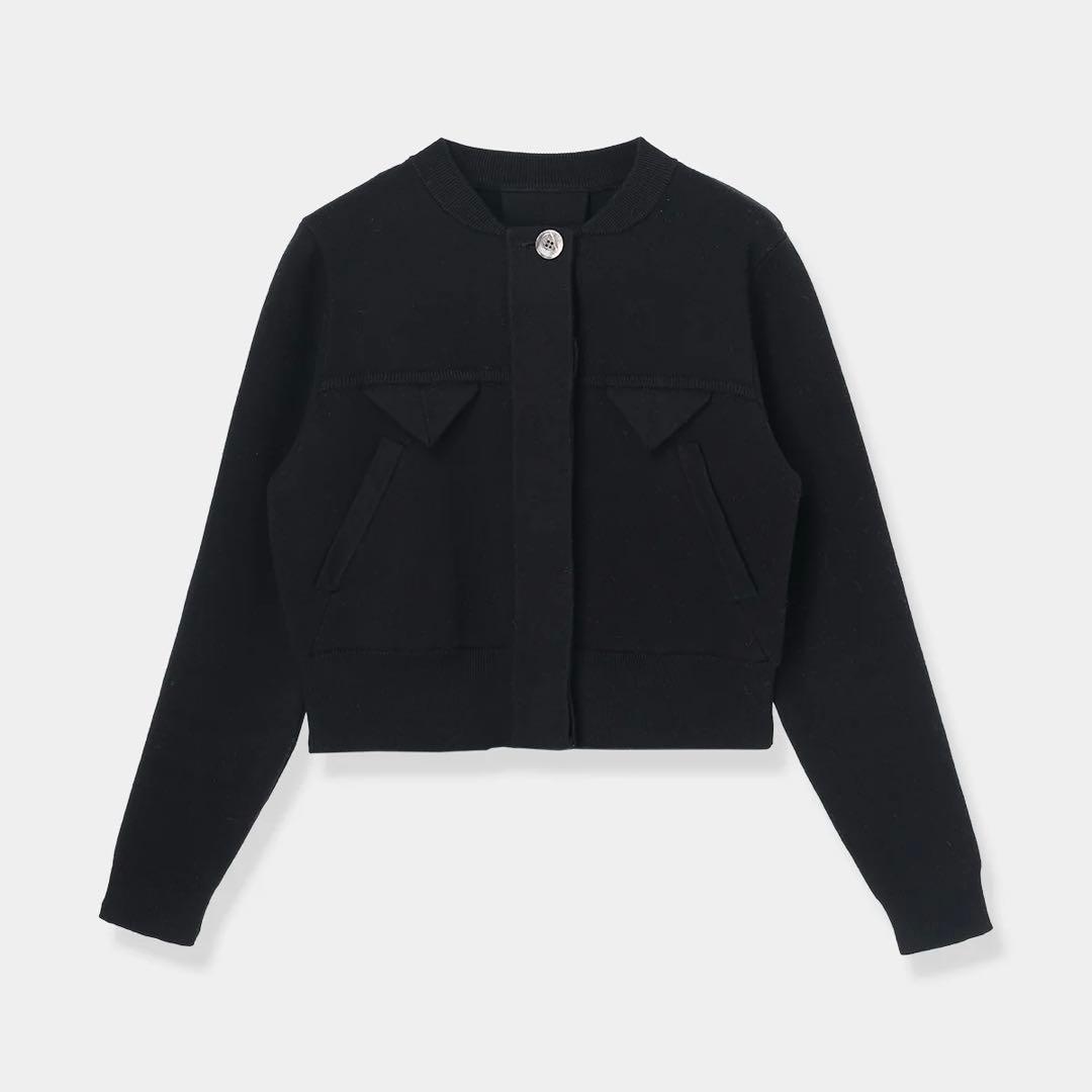 トップス laubeblanc Compact Knit Cashmere Blouson