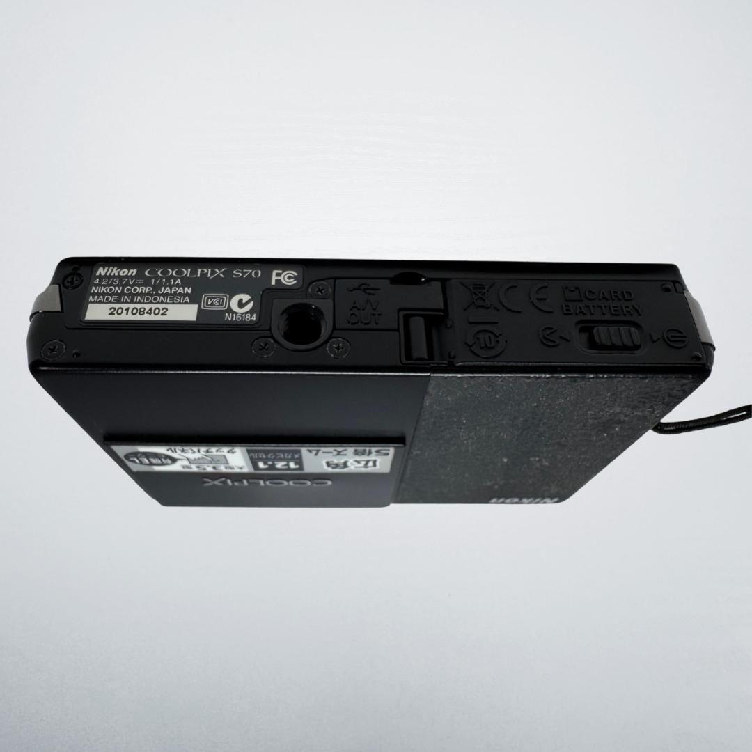 Nikon COOLPIX S70 ブラック タッチパネル 動作品 付属品多数