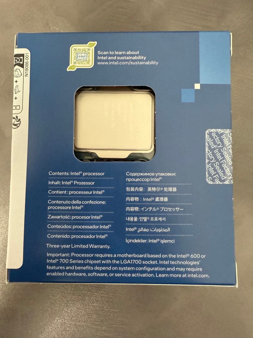 Intel Core i7-14700K 14世代 CPU 新品未開封　保証5年