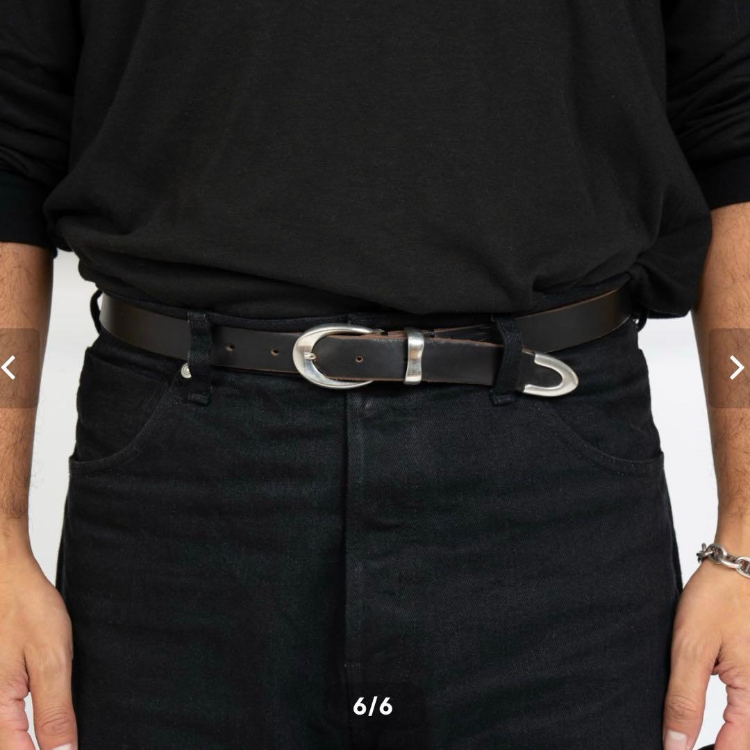 ✦deci✦choromexcel✦narrow　✦western✦belt✦S