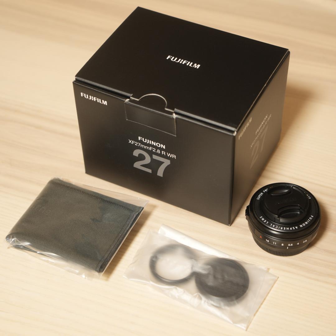 [新品同様] フジフイルム fujifilm 27mm f2.8 R WR