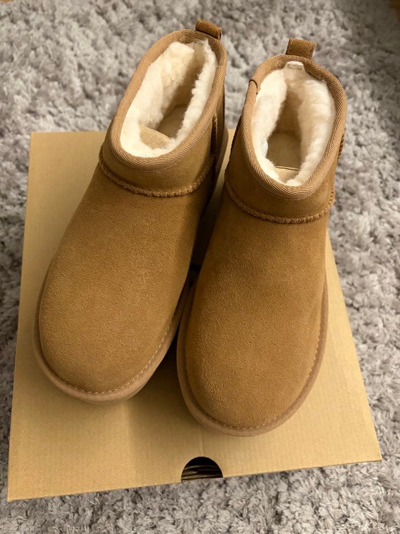 靴 UGG 24cm W CLASSIC ULTRA MINI PLATFORM