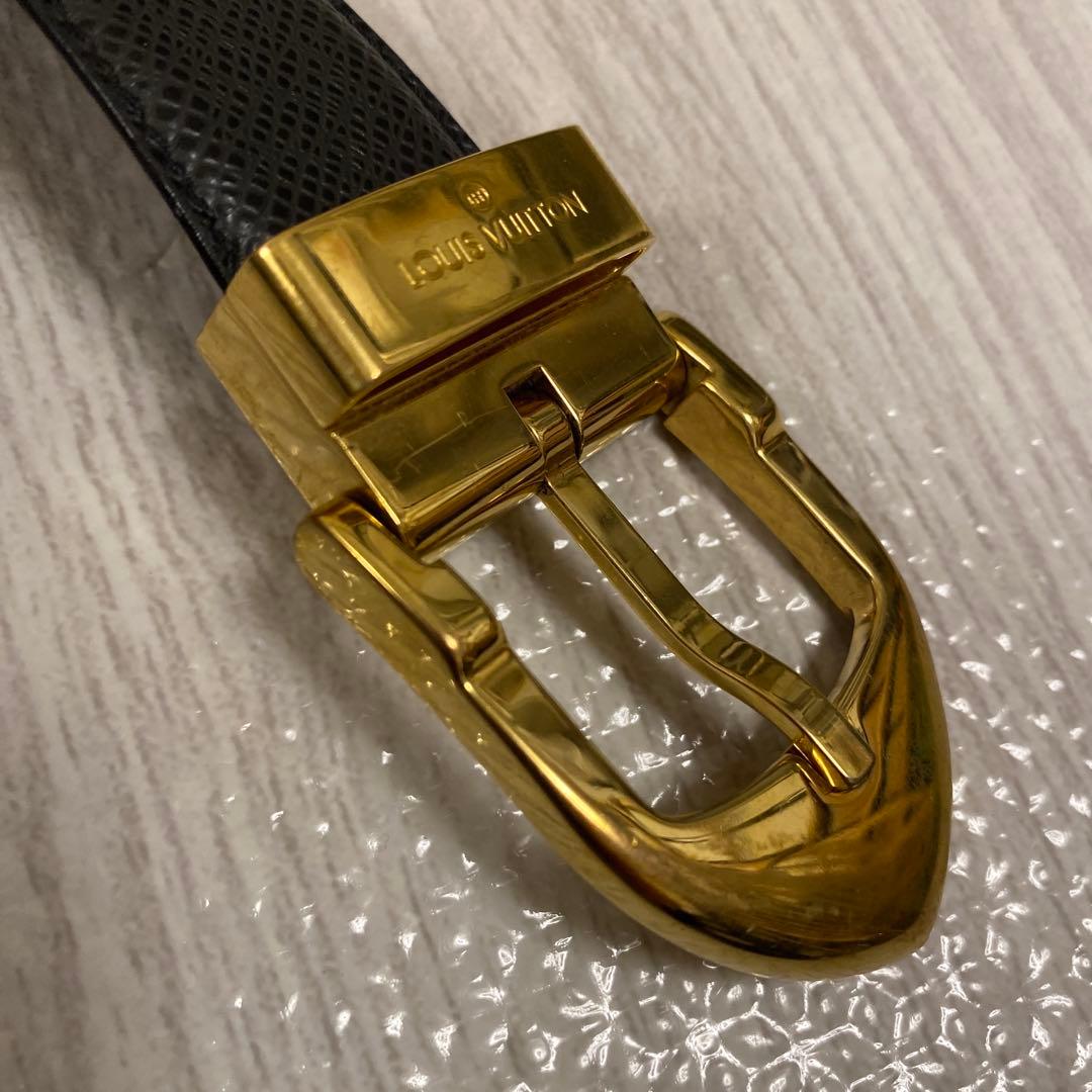 LOUIS VUITTON サンチュールクラシックタイガ　ベルト　ブラック