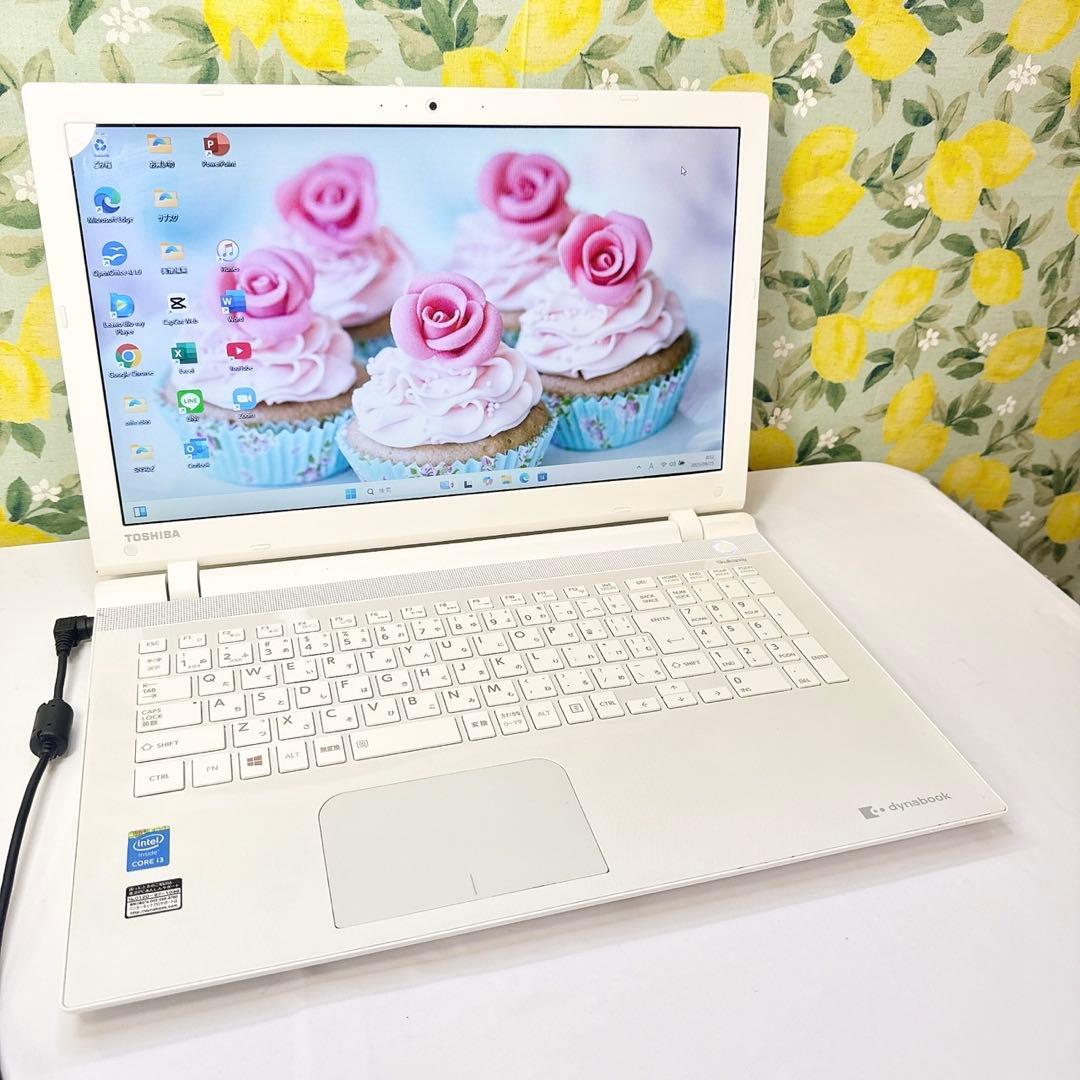 新品SSD❣️真っ白ノート♪Windows11❣️初心者向け❣️オフィス付き家計簿など