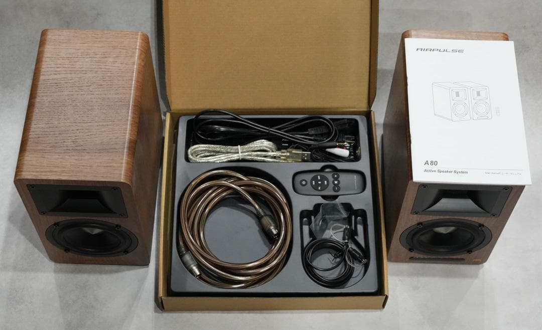 AIRPULSE A80 アクティブスピーカー Bluetooth接続