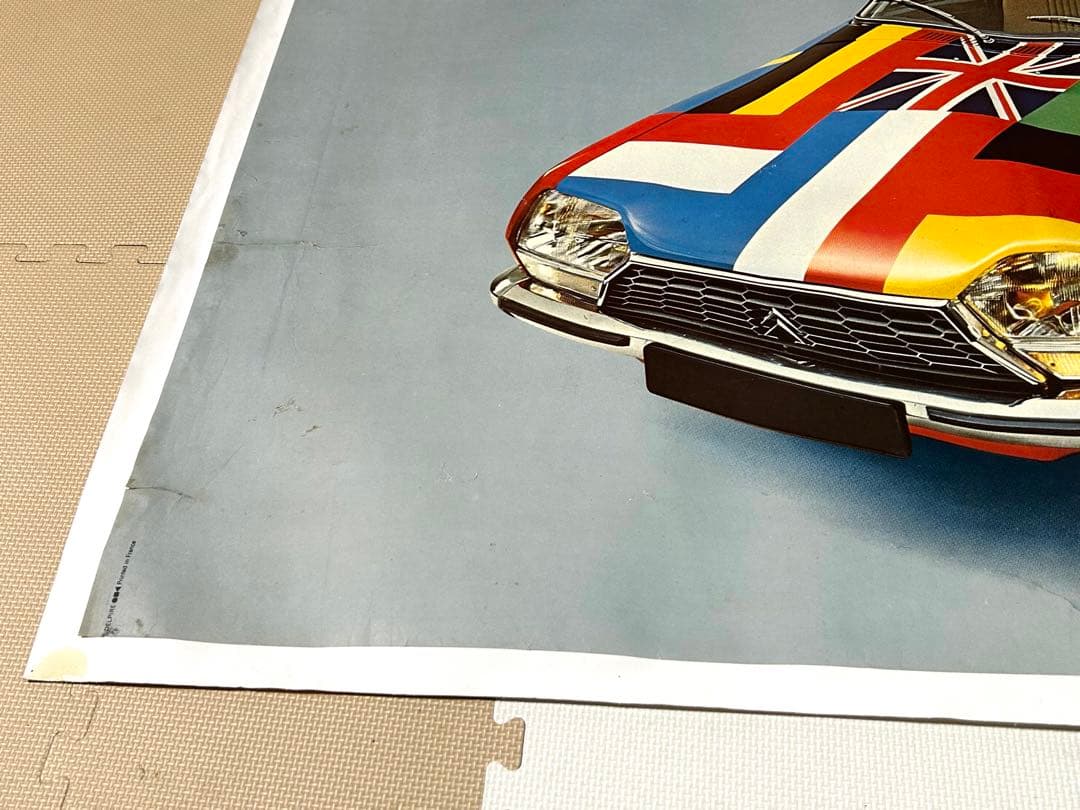 超レア:シトロエンGSの当時物ショールームポスター