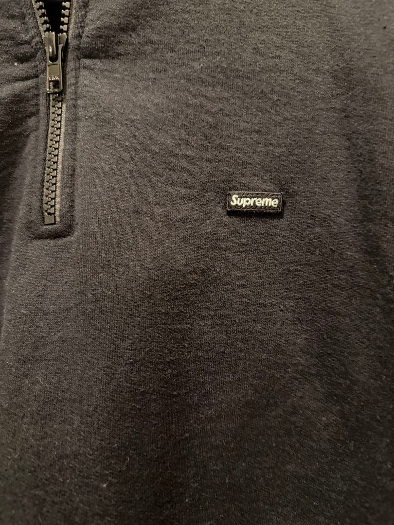 希少　Supreme - Small Box Half Zip Pullover