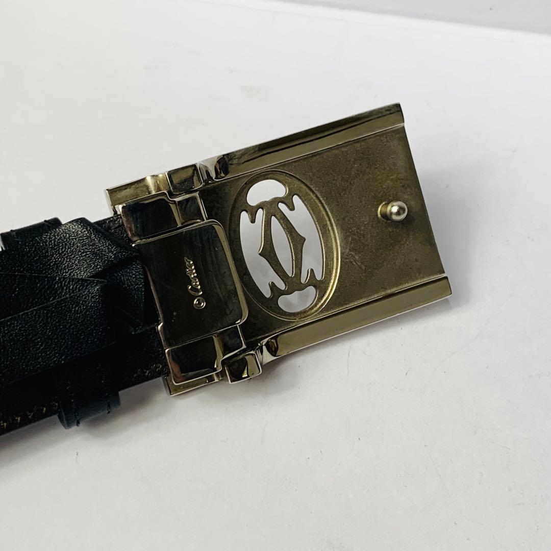 美品　カルティエ　マストライン　スクエア　ロゴ刻印　シルバー