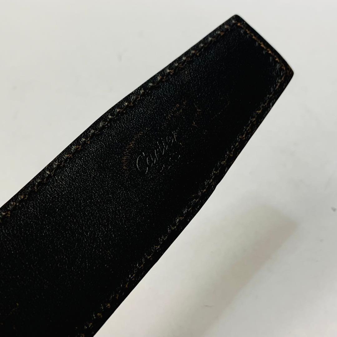 美品　カルティエ　マストライン　スクエア　ロゴ刻印　シルバー