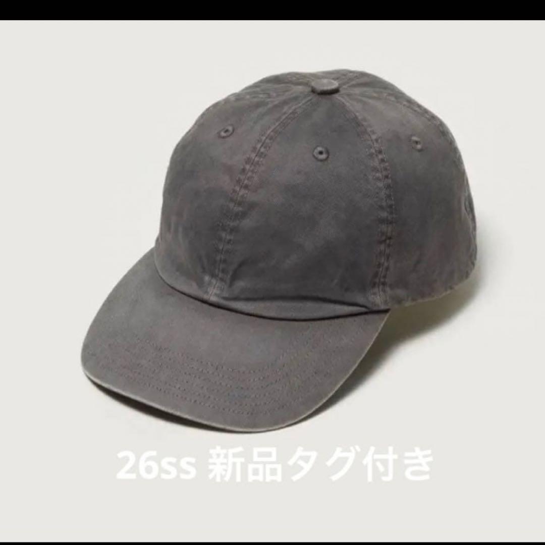 帽子 AURALEE 26SS GARMENT-DYED FINX CHINO CAP